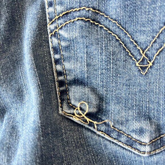 Levis Premium 720 Mile High Super Skinny Jeans Size 26 Medium Wash Womens Denim - Picture 14 of 16